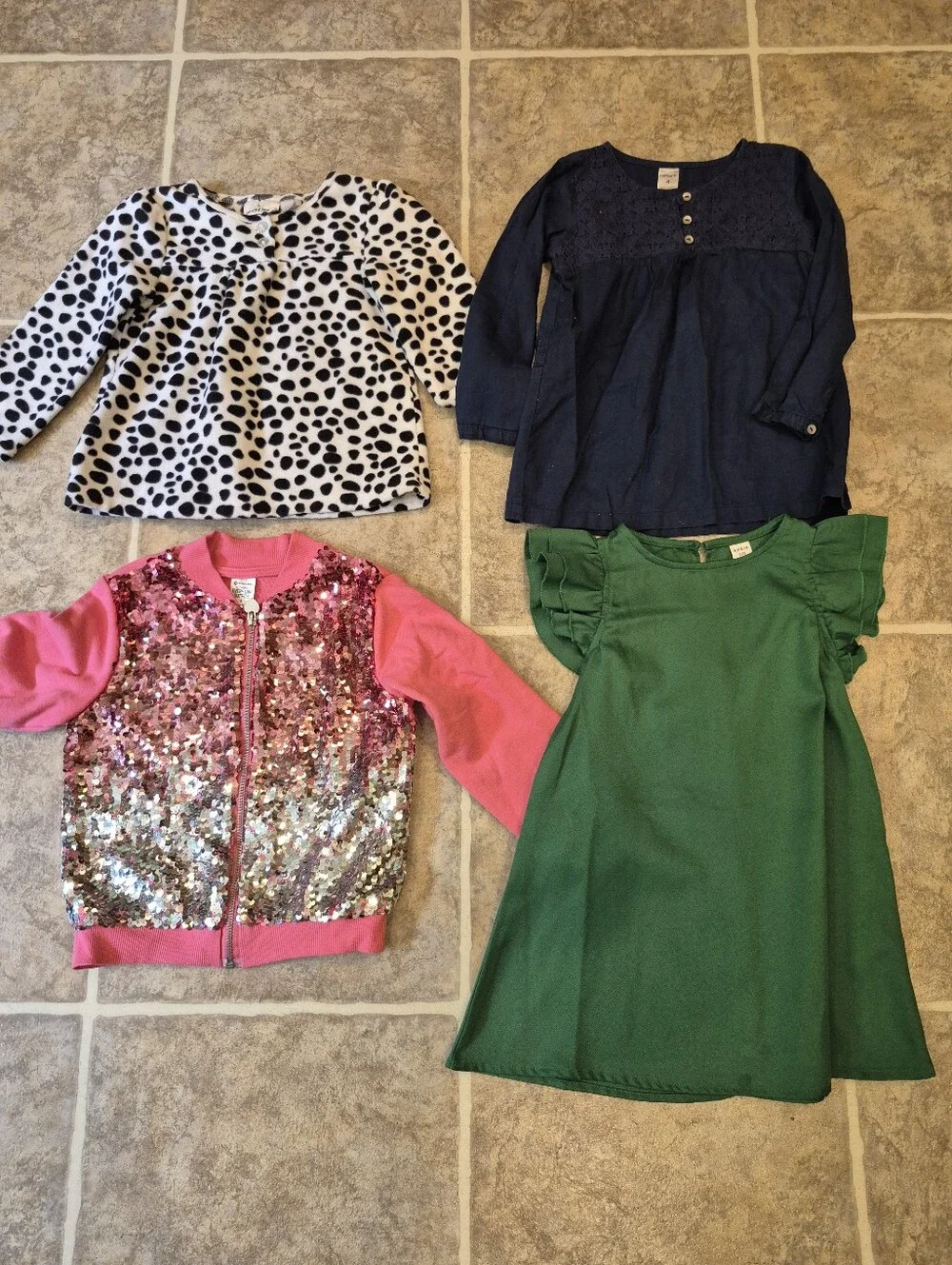 Lot Of 18 Girls Clothong Items Size 4 Or 4T, Assorted Brands